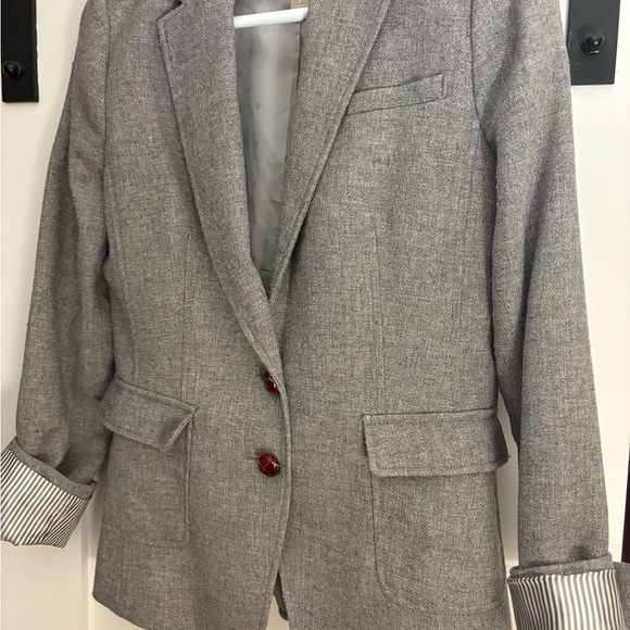 Banana Republic Light Gray Blazer - Picture 2 of 7